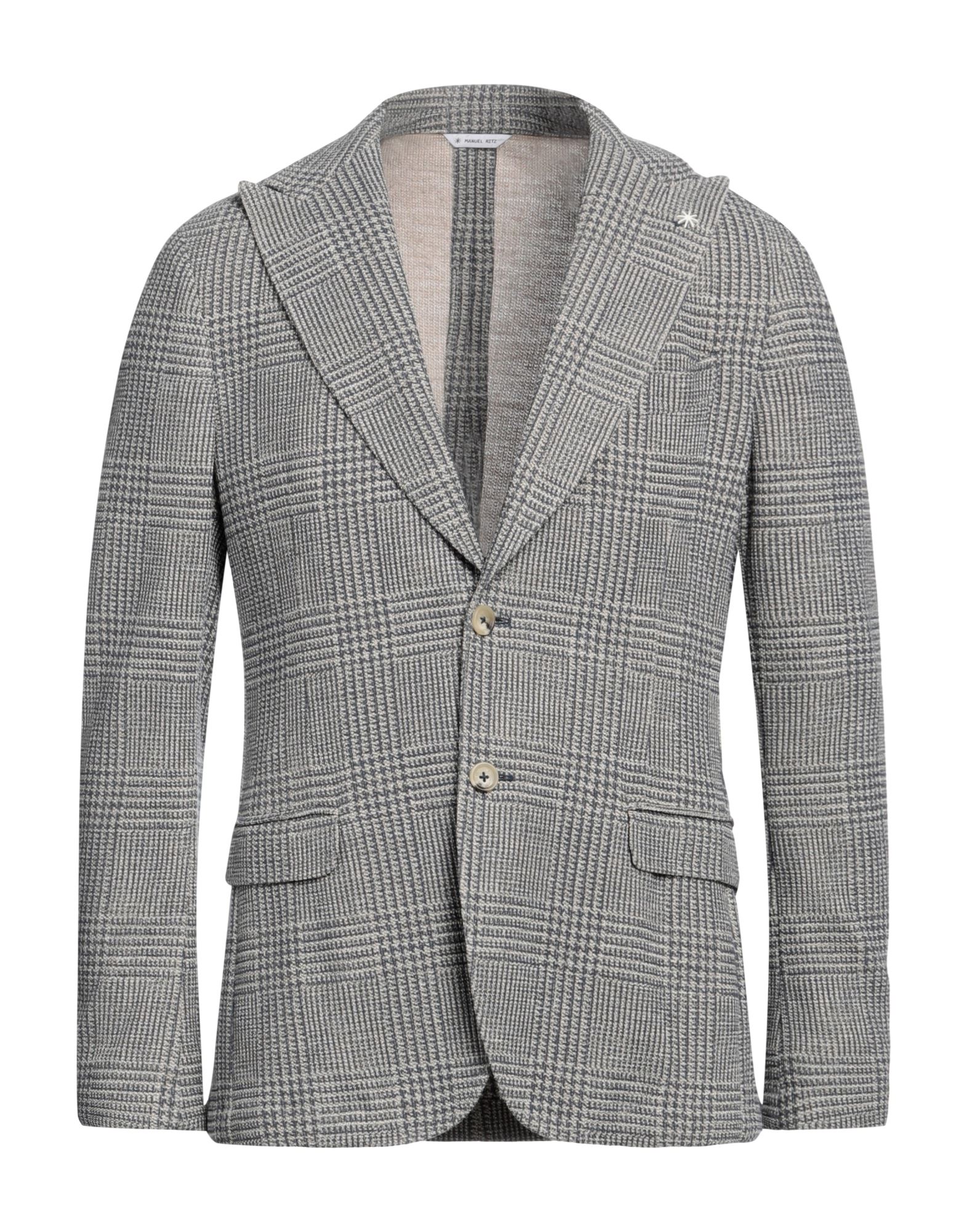 MANUEL RITZ Blazer Herren Taubenblau von MANUEL RITZ