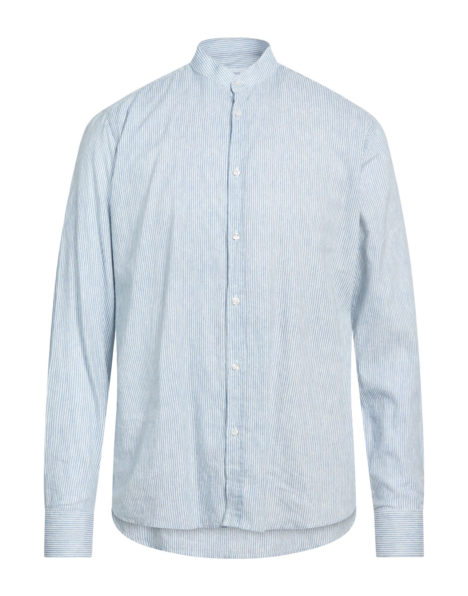 MANUEL RITZ Hemd Herren Azurblau von MANUEL RITZ