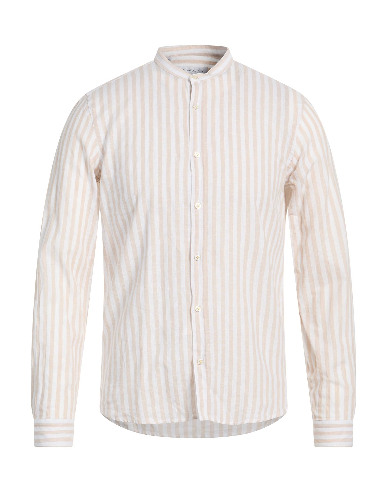 MANUEL RITZ Hemd Herren Beige von MANUEL RITZ