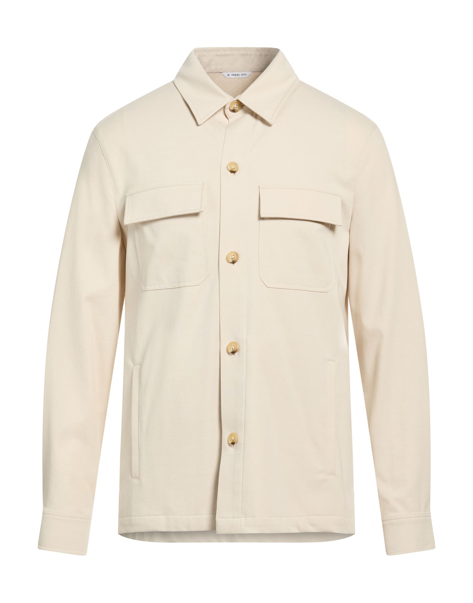 MANUEL RITZ Hemd Herren Beige von MANUEL RITZ