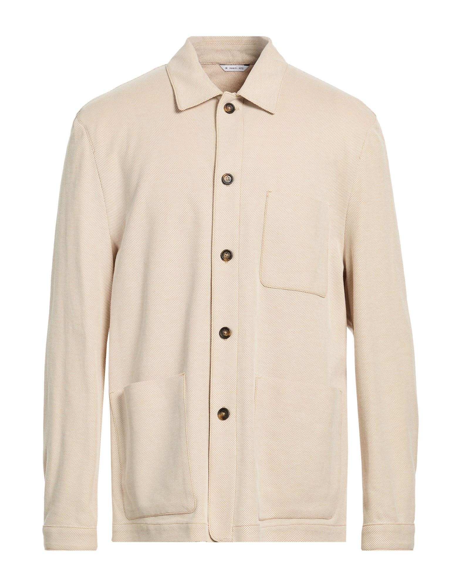 MANUEL RITZ Hemd Herren Beige von MANUEL RITZ