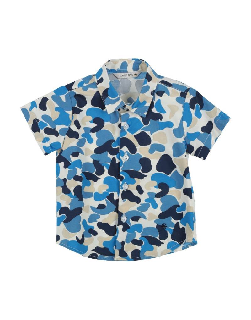 MANUEL RITZ Hemd Kinder Azurblau von MANUEL RITZ