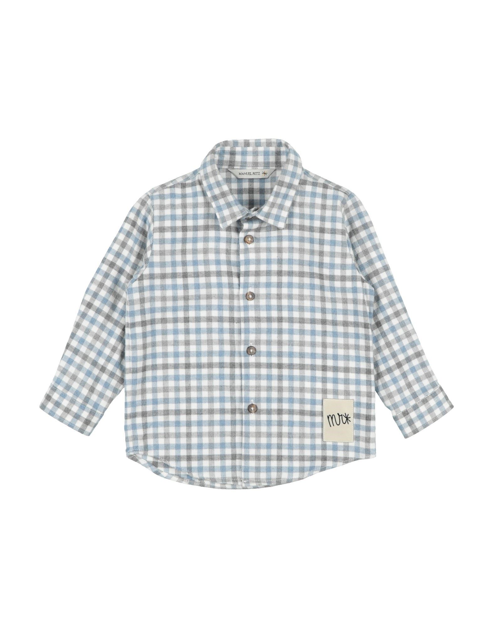 MANUEL RITZ Hemd Kinder Taubenblau von MANUEL RITZ