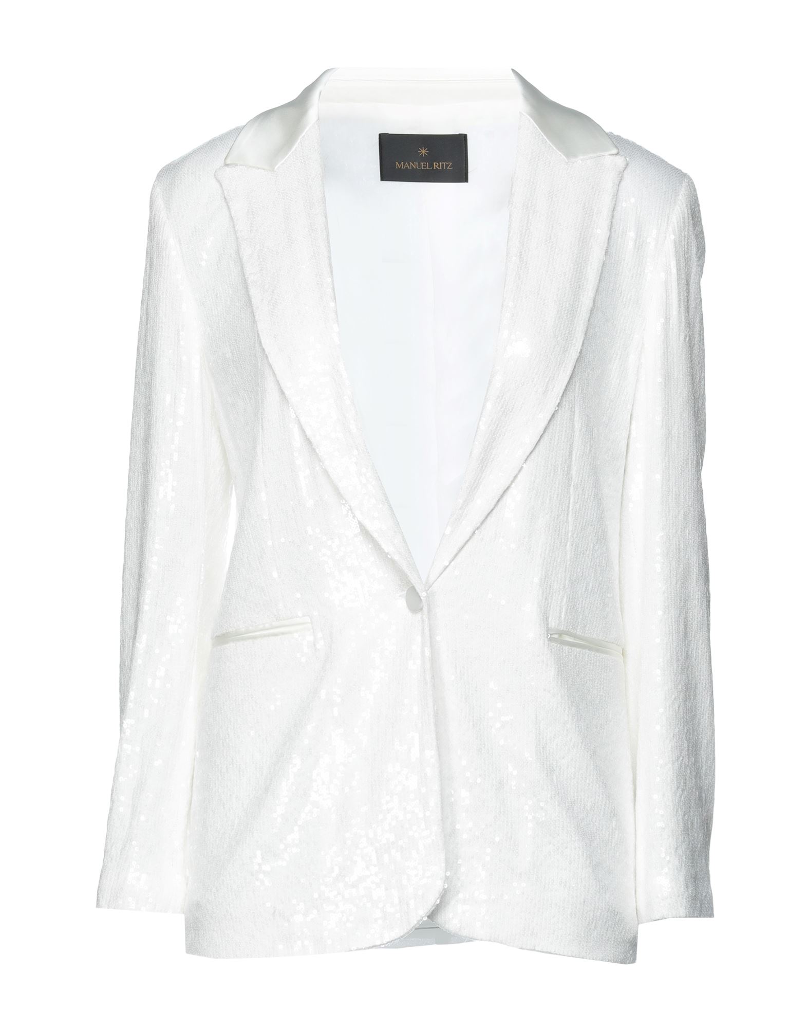 MANUEL RITZ Blazer Damen Weiß von MANUEL RITZ