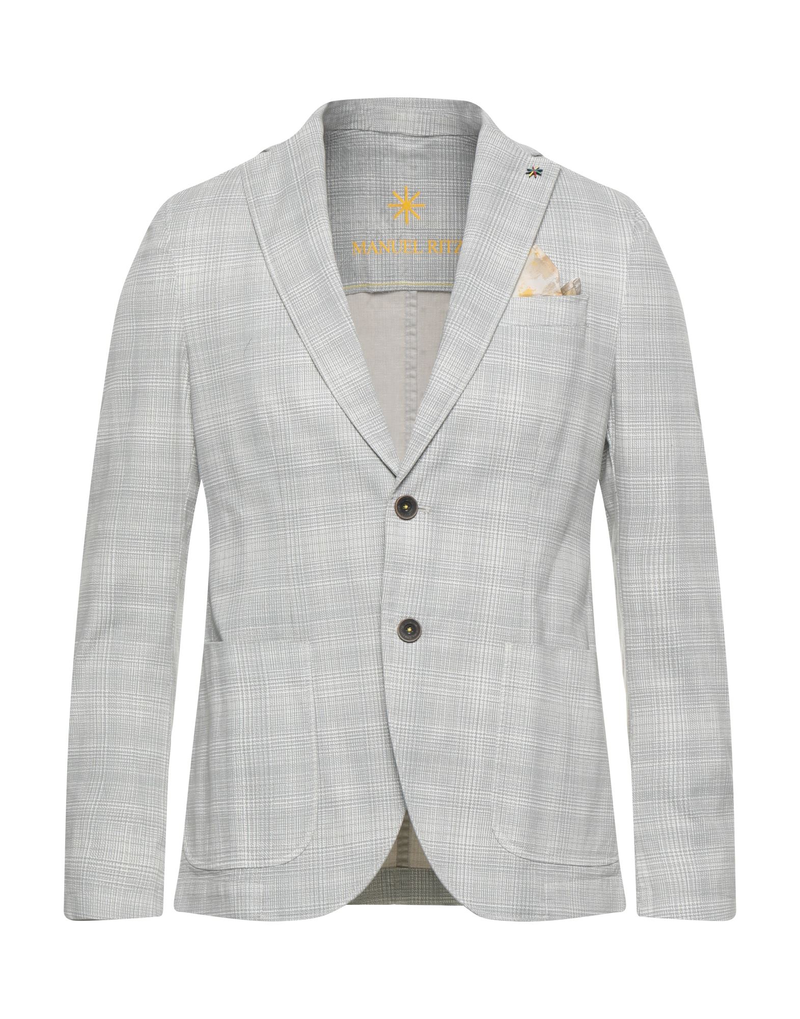 MANUEL RITZ Blazer Herren Grau von MANUEL RITZ