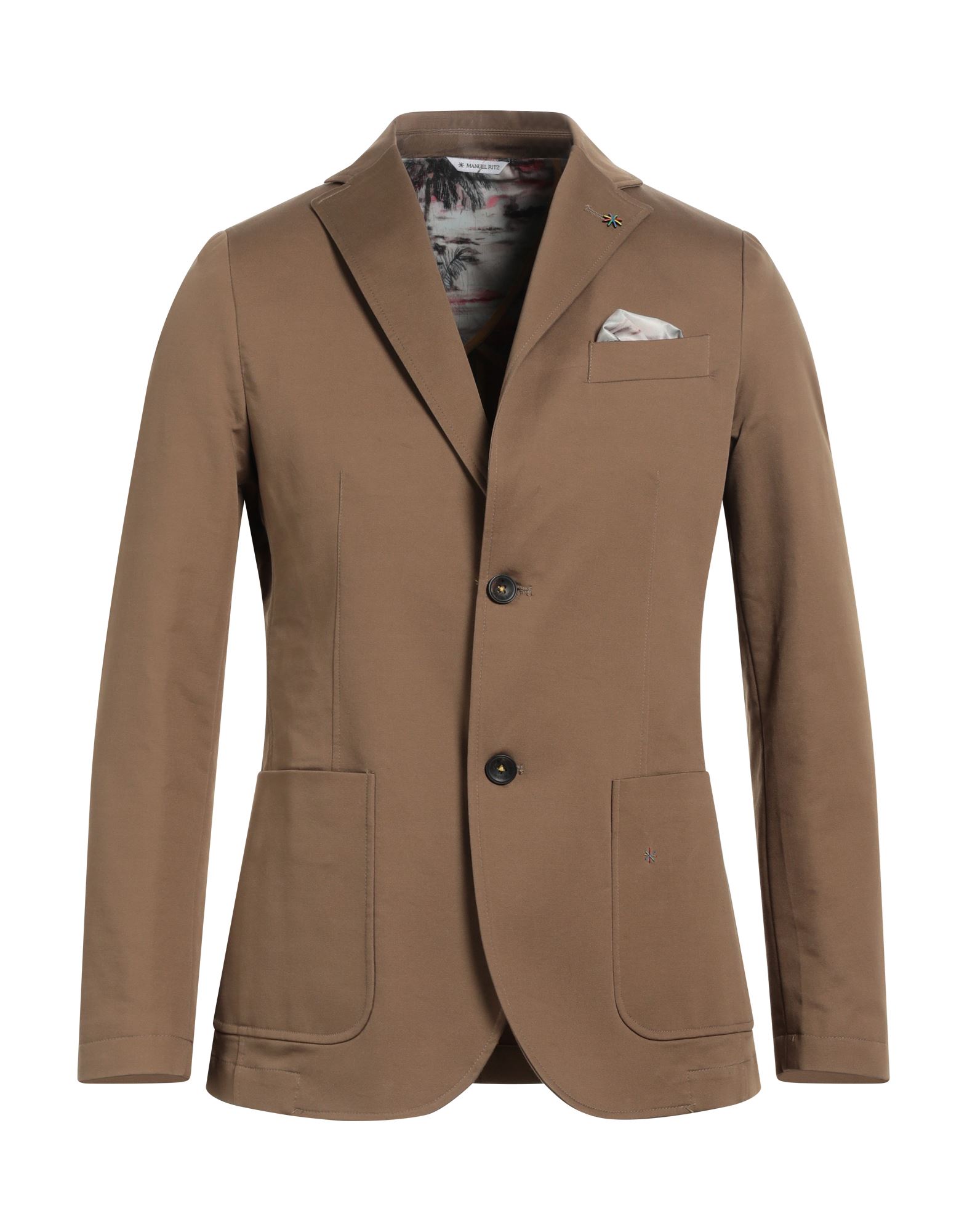 MANUEL RITZ Blazer Herren Hellbraun von MANUEL RITZ