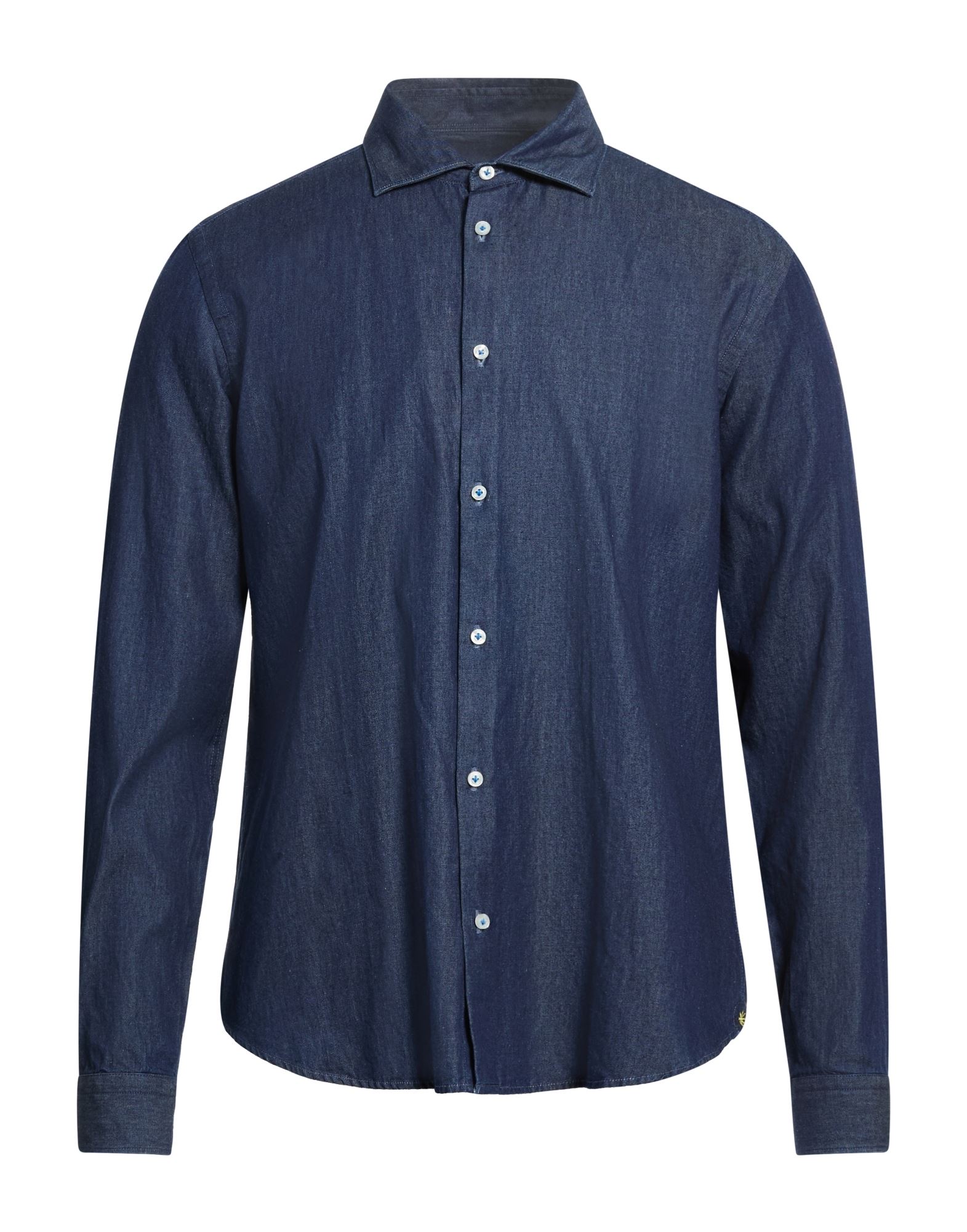 MANUEL RITZ Jeanshemd Herren Blau von MANUEL RITZ