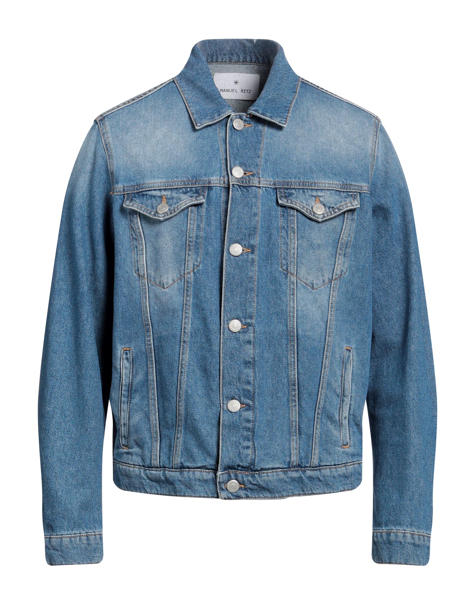 MANUEL RITZ Jeansjacke/-mantel Herren Blau von MANUEL RITZ