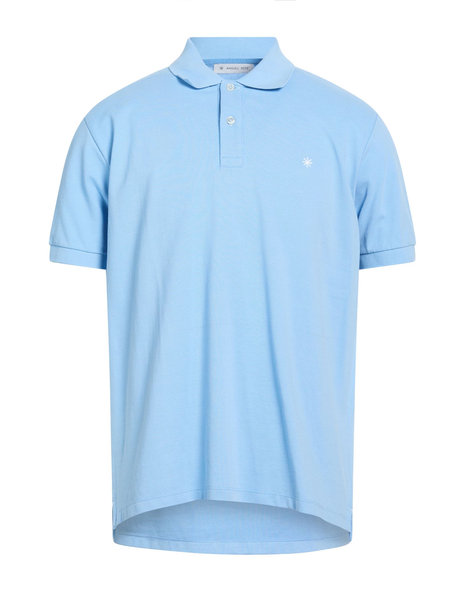 MANUEL RITZ Poloshirt Herren Azurblau von MANUEL RITZ