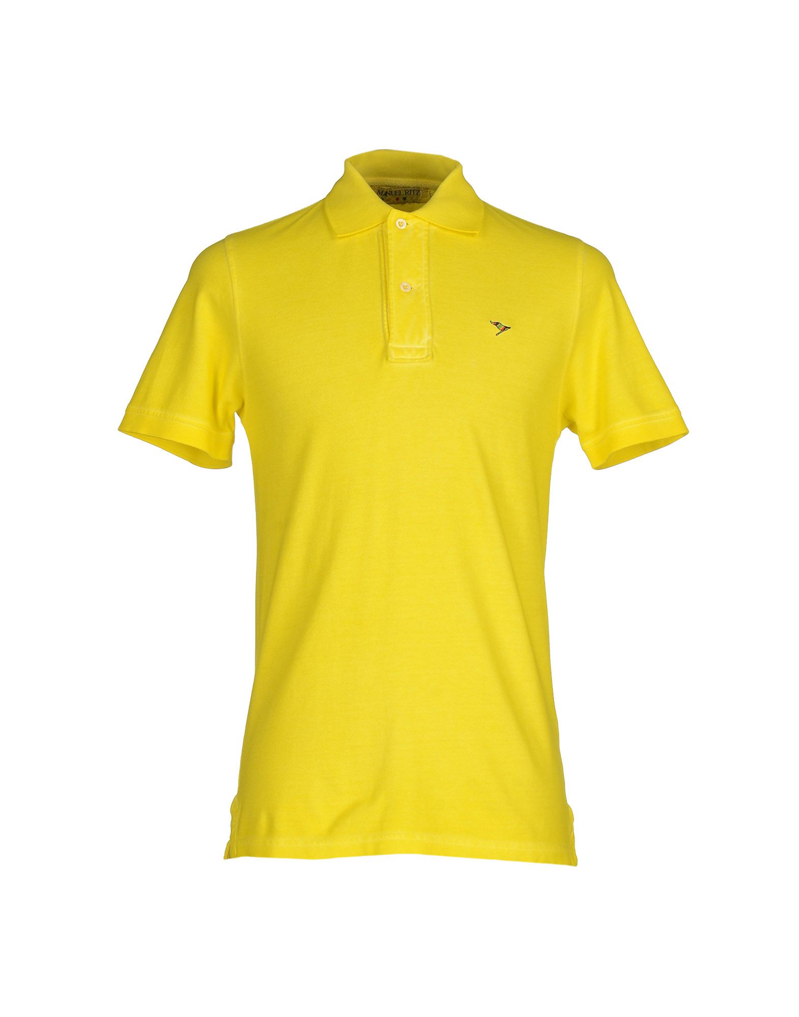 MANUEL RITZ Poloshirt Herren Gelb von MANUEL RITZ