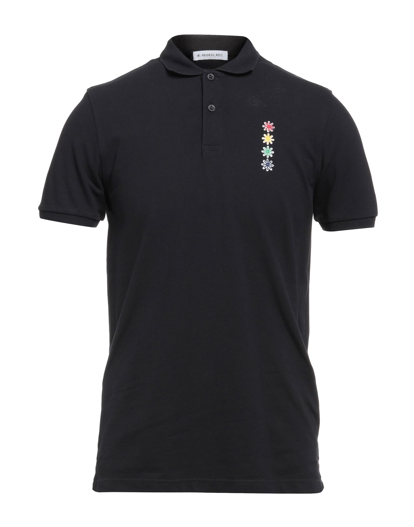 MANUEL RITZ Poloshirt Herren Schwarz von MANUEL RITZ