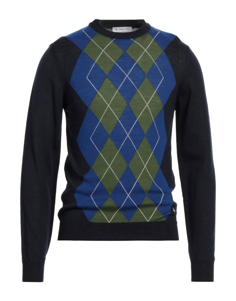MANUEL RITZ Pullover Herren Blau von MANUEL RITZ
