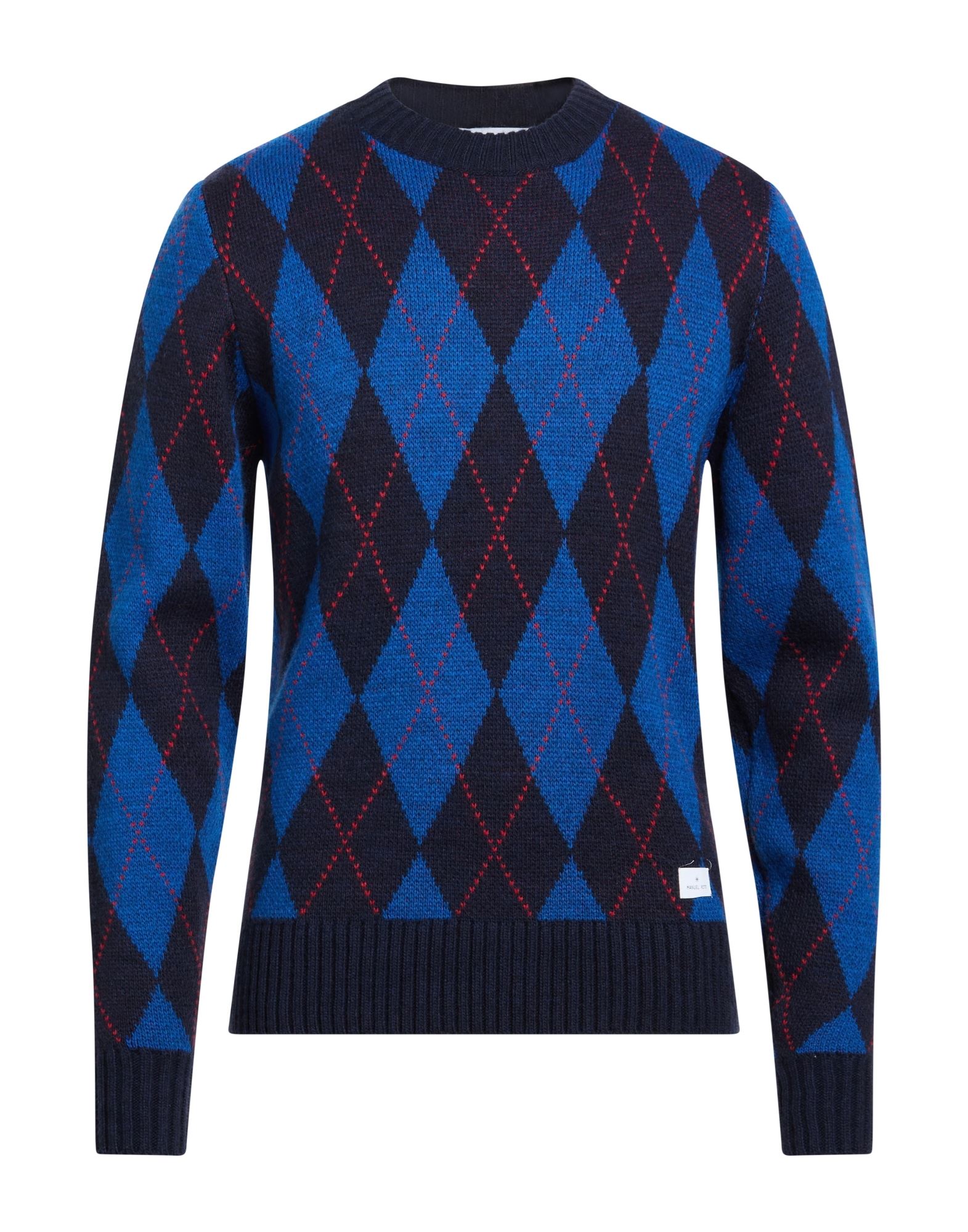 MANUEL RITZ Pullover Herren Blau von MANUEL RITZ