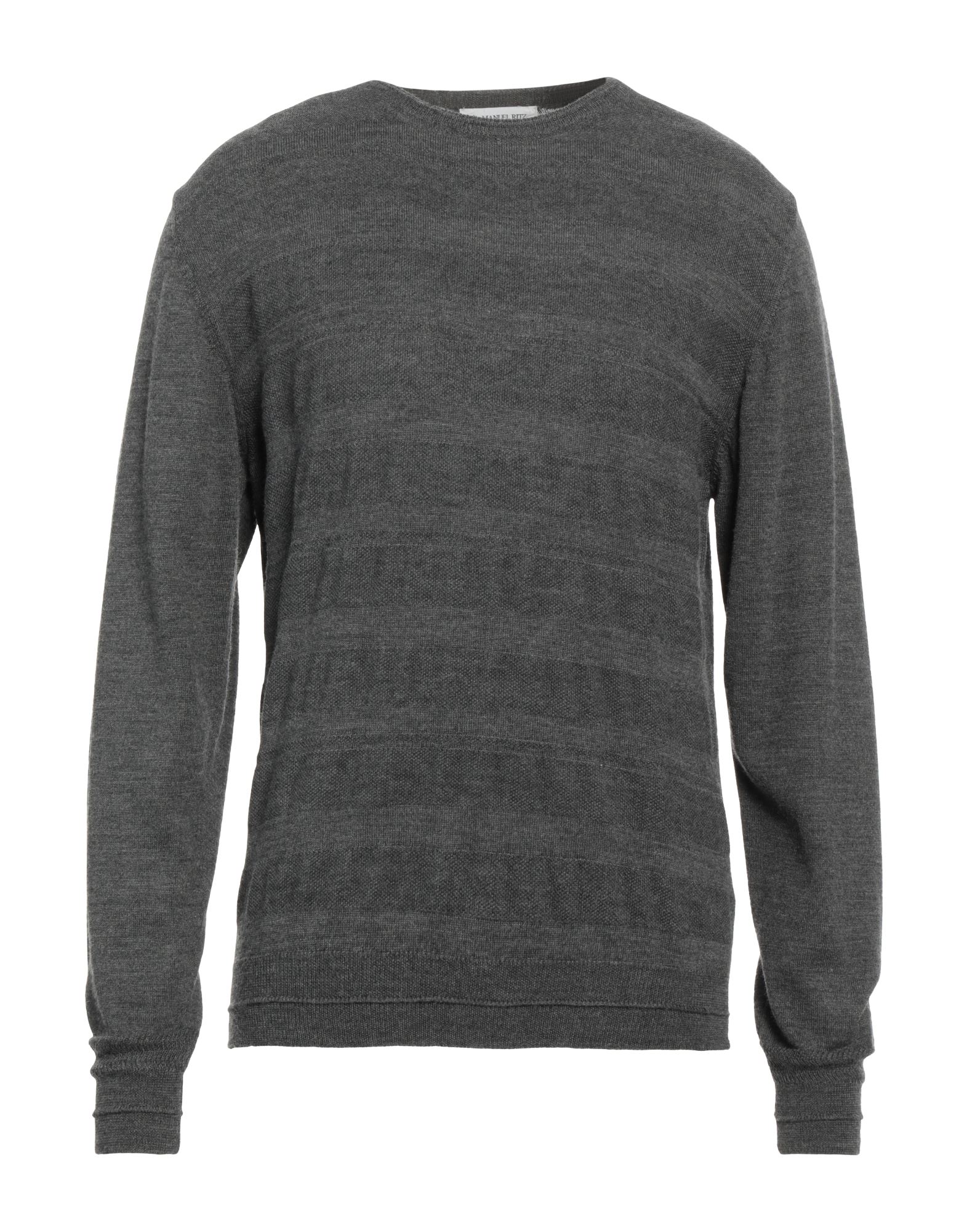 MANUEL RITZ Pullover Herren Blei von MANUEL RITZ