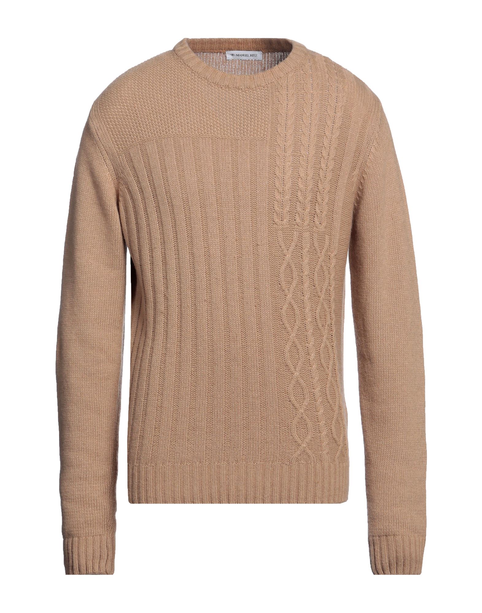 MANUEL RITZ Pullover Herren Kamel von MANUEL RITZ