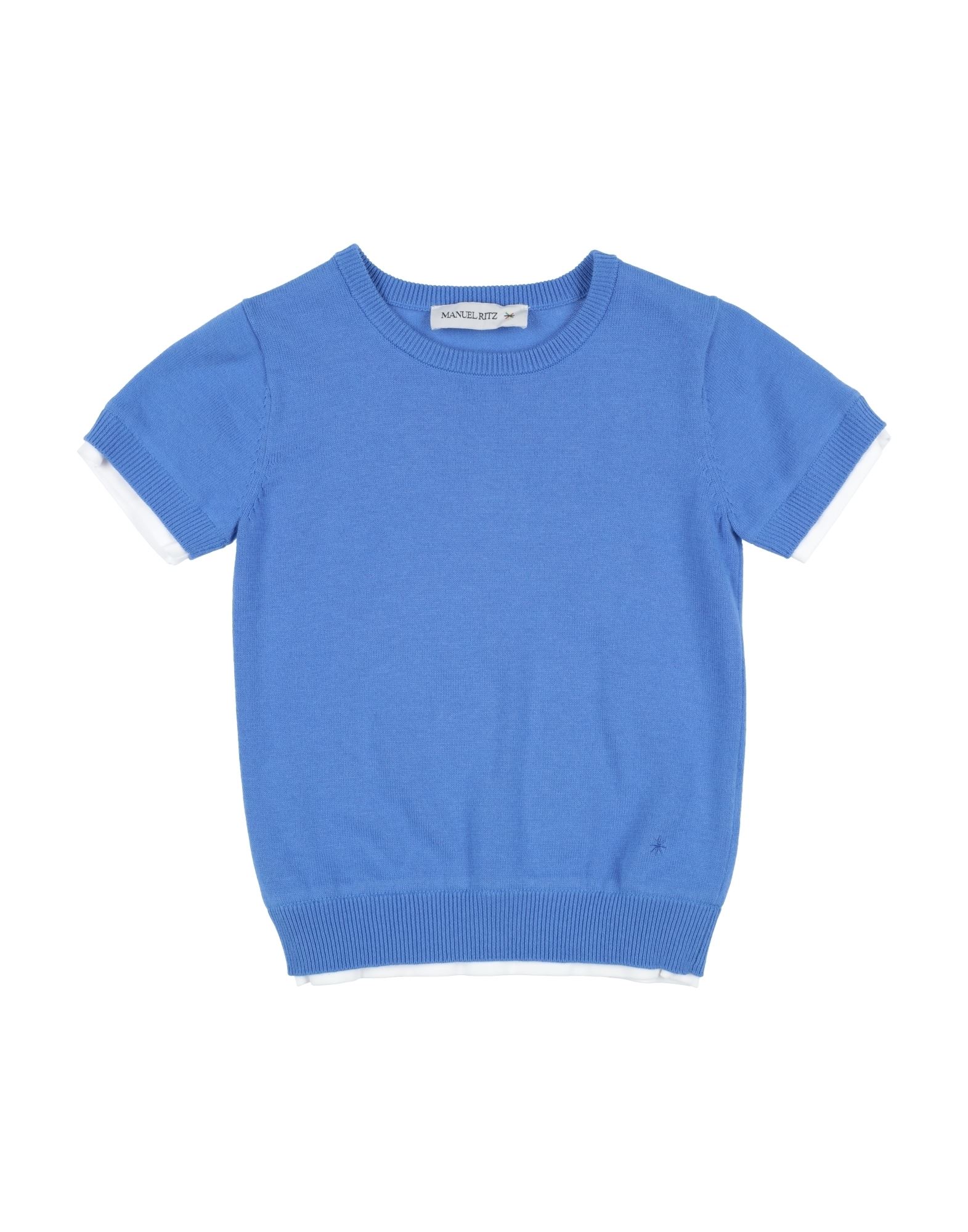 MANUEL RITZ Pullover Kinder Azurblau von MANUEL RITZ