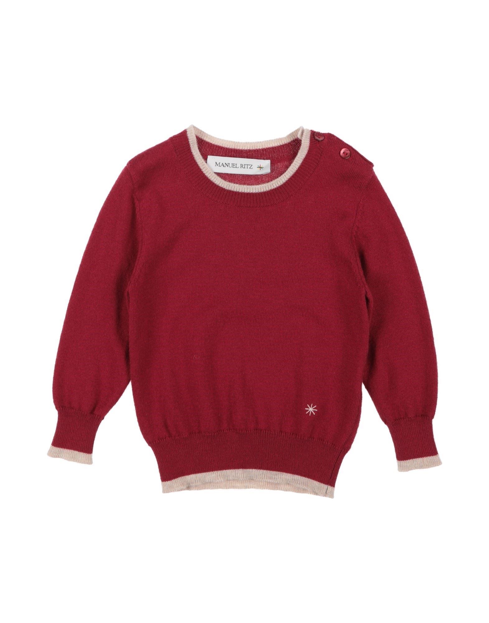 MANUEL RITZ Pullover Kinder Bordeaux von MANUEL RITZ