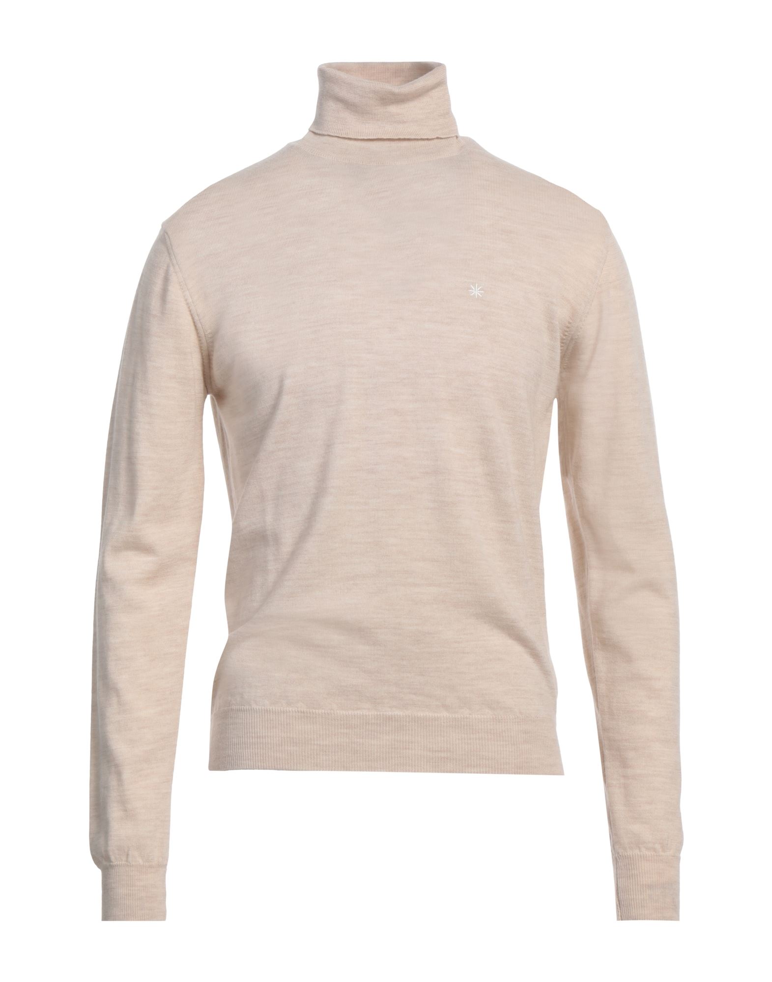 MANUEL RITZ Rollkragenpullover Herren Beige von MANUEL RITZ