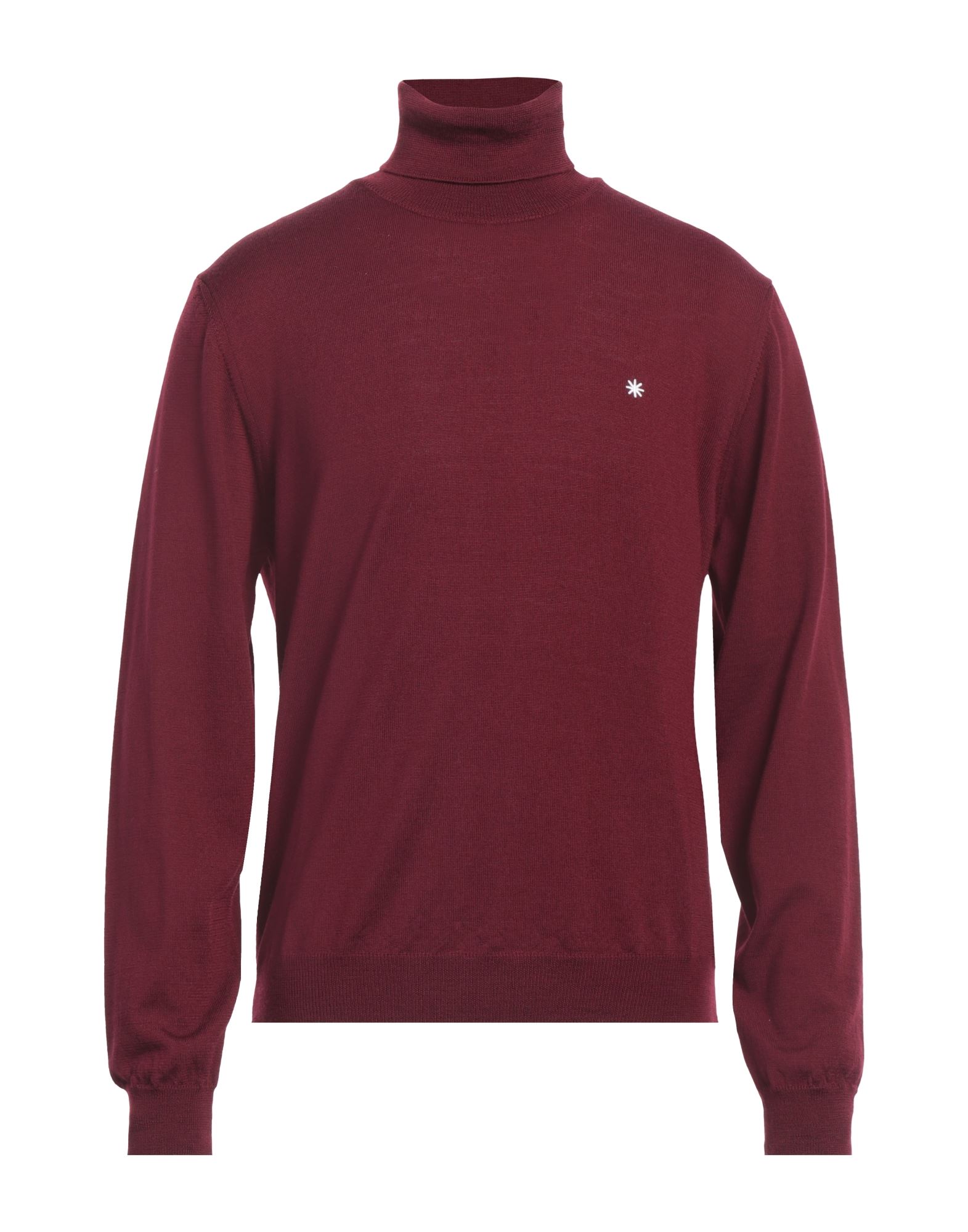 MANUEL RITZ Rollkragenpullover Herren Bordeaux von MANUEL RITZ