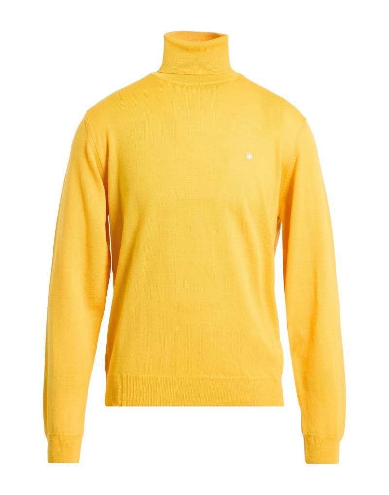MANUEL RITZ Rollkragenpullover Herren Gelb von MANUEL RITZ