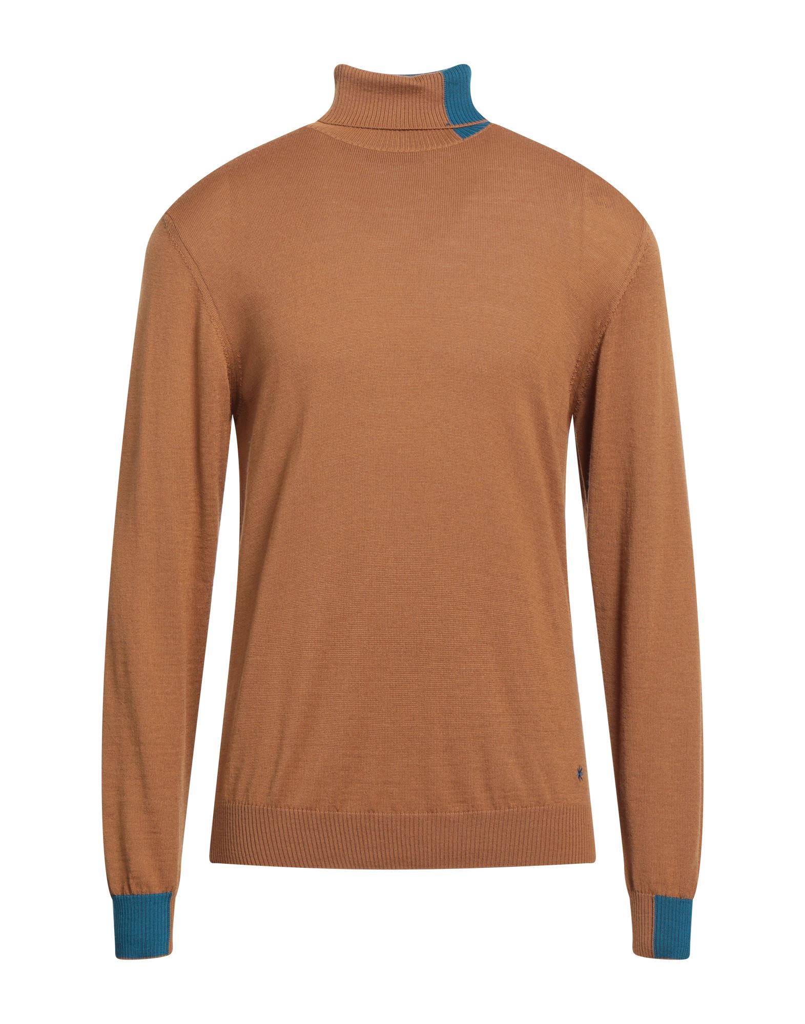 MANUEL RITZ Rollkragenpullover Herren Kamel von MANUEL RITZ