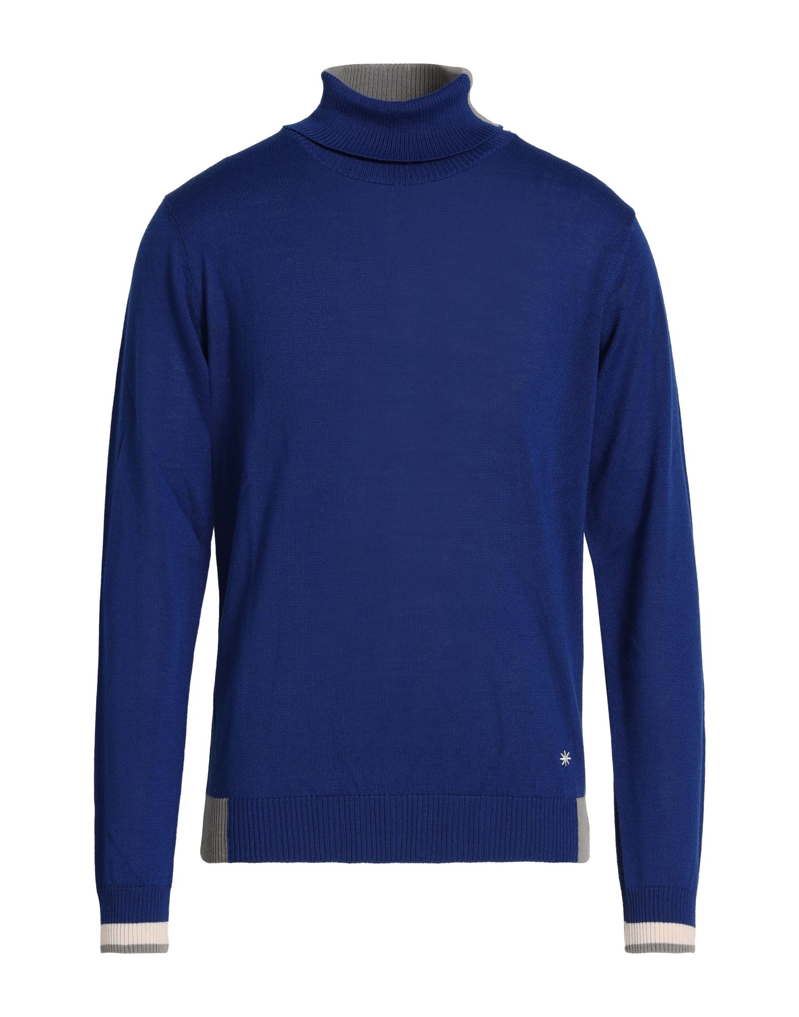 MANUEL RITZ Rollkragenpullover Herren Königsblau von MANUEL RITZ