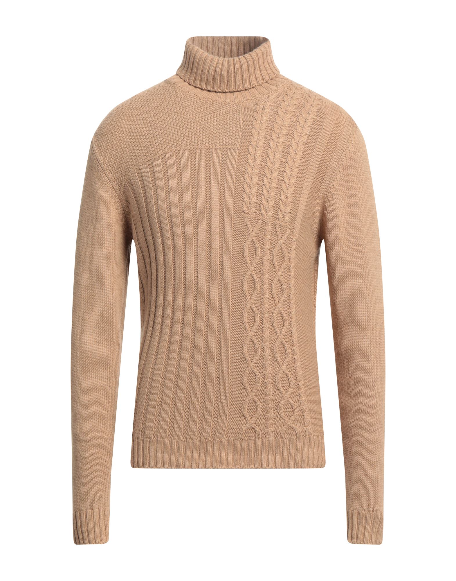 MANUEL RITZ Rollkragenpullover Herren Sand von MANUEL RITZ