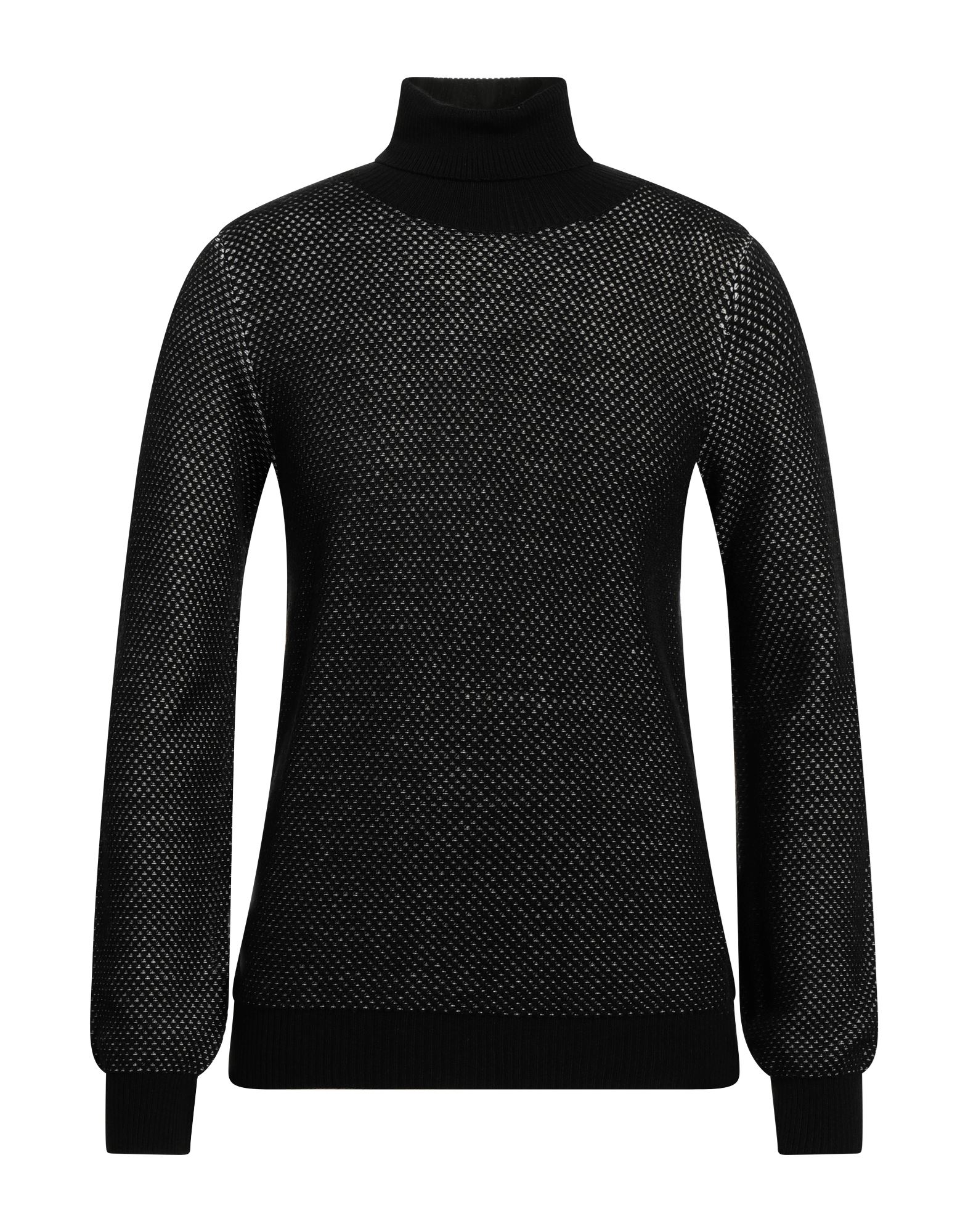 MANUEL RITZ Rollkragenpullover Herren Schwarz von MANUEL RITZ