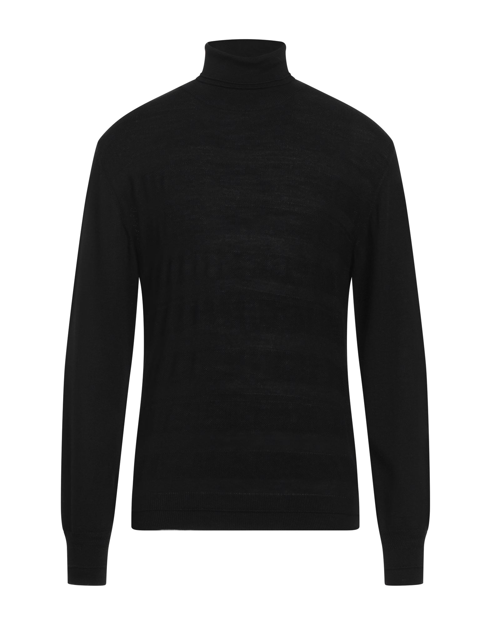 MANUEL RITZ Rollkragenpullover Herren Schwarz von MANUEL RITZ