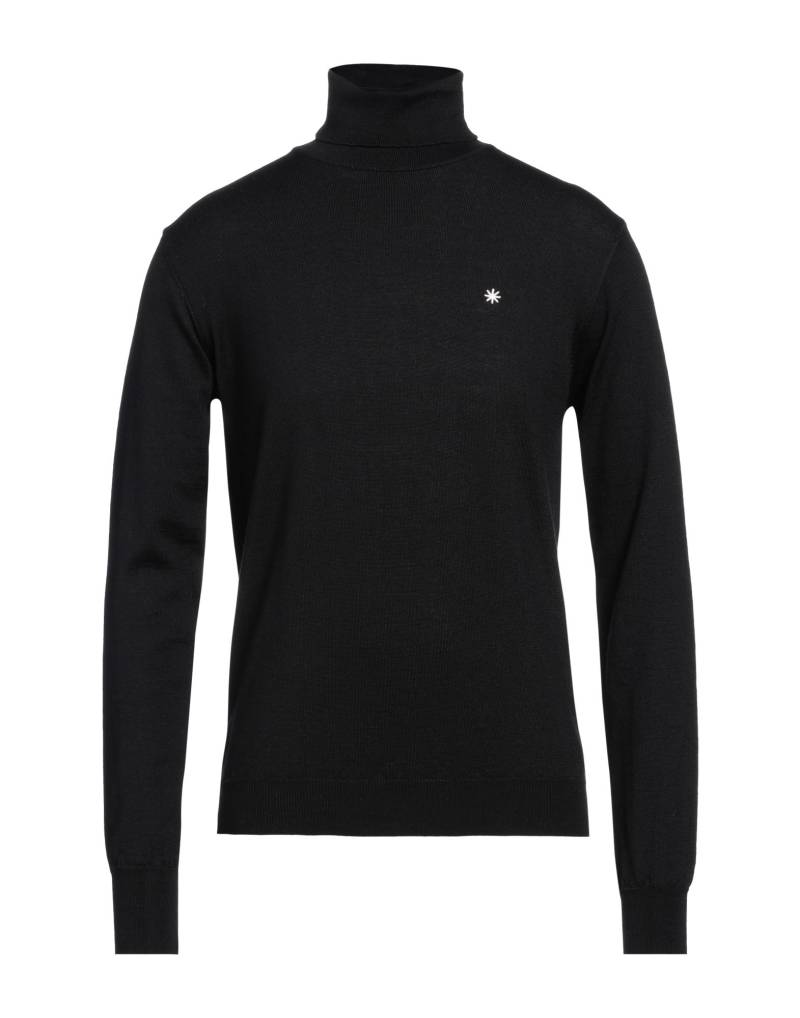 MANUEL RITZ Rollkragenpullover Herren Schwarz von MANUEL RITZ