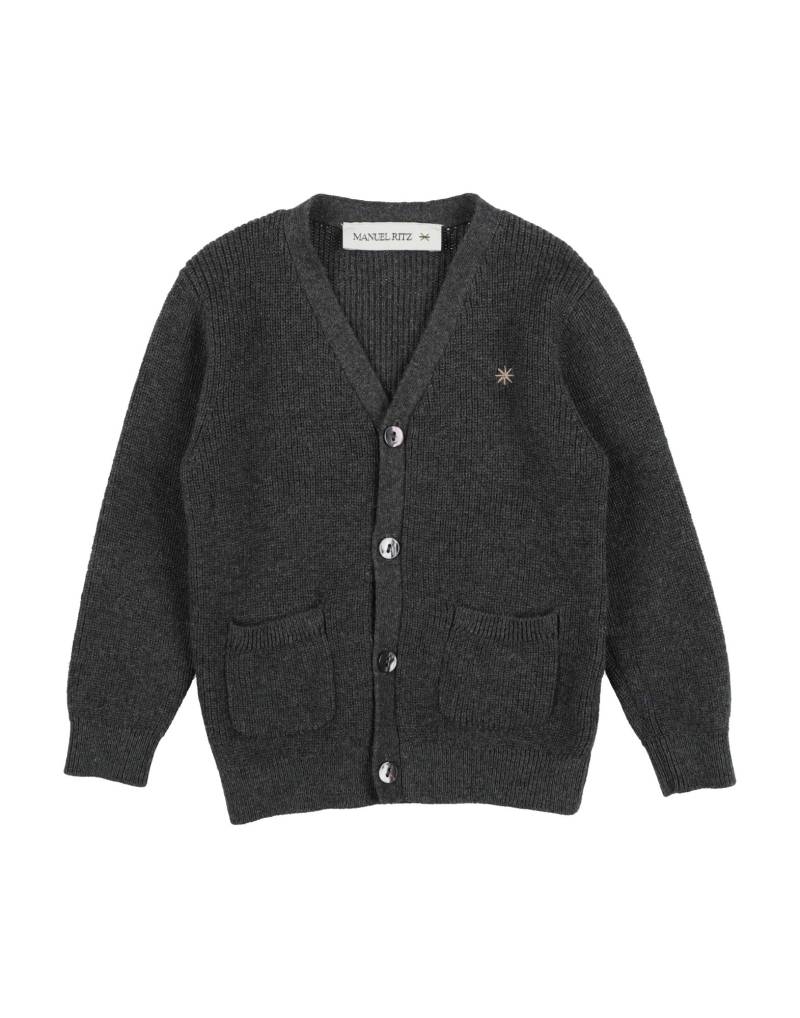 MANUEL RITZ Strickjacke Kinder Braungrau von MANUEL RITZ