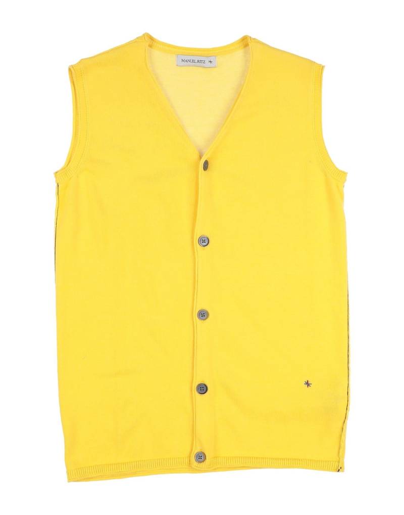MANUEL RITZ Strickjacke Kinder Gelb von MANUEL RITZ