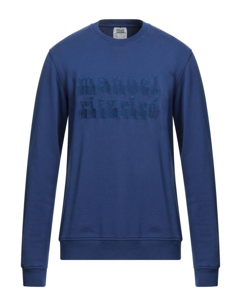 MANUEL RITZ Sweatshirt Herren Blau von MANUEL RITZ