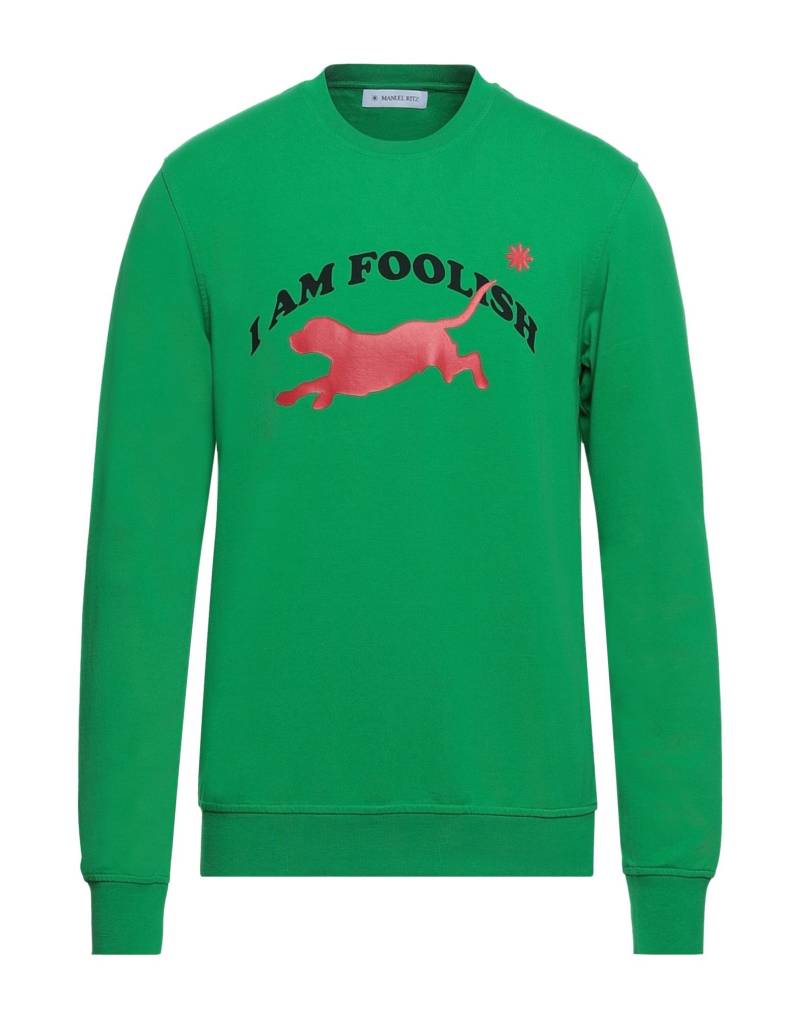 MANUEL RITZ Sweatshirt Herren Grün von MANUEL RITZ