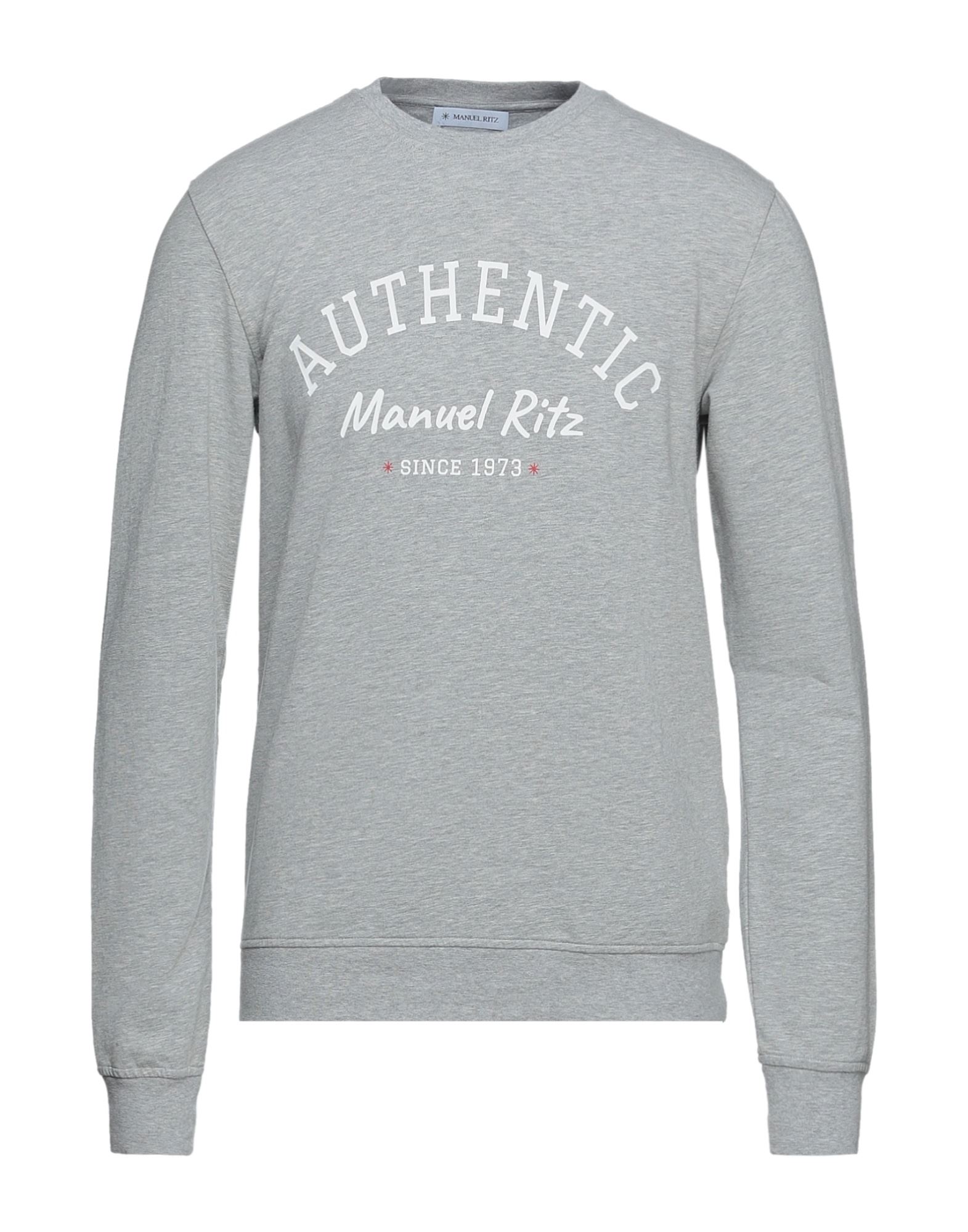 MANUEL RITZ Sweatshirt Herren Hellgrau von MANUEL RITZ