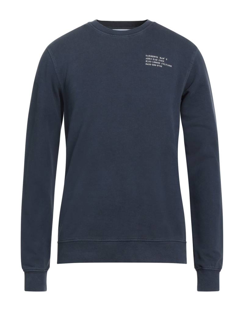 MANUEL RITZ Sweatshirt Herren Taubenblau von MANUEL RITZ