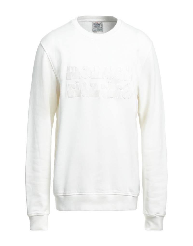 MANUEL RITZ Sweatshirt Herren Weiß von MANUEL RITZ