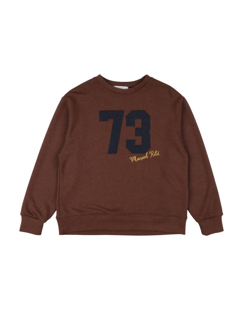 MANUEL RITZ Sweatshirt Kinder Braun von MANUEL RITZ