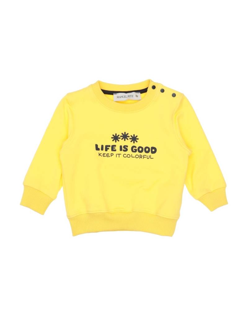 MANUEL RITZ Sweatshirt Kinder Gelb von MANUEL RITZ