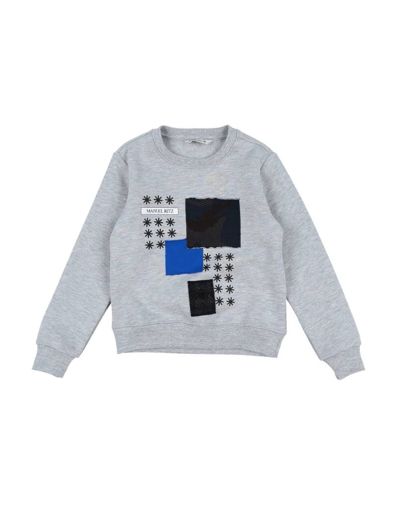 MANUEL RITZ Sweatshirt Kinder Hellgrau von MANUEL RITZ