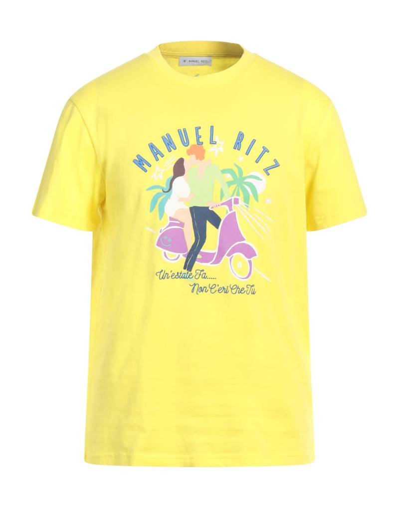 MANUEL RITZ T-shirts Herren Gelb von MANUEL RITZ