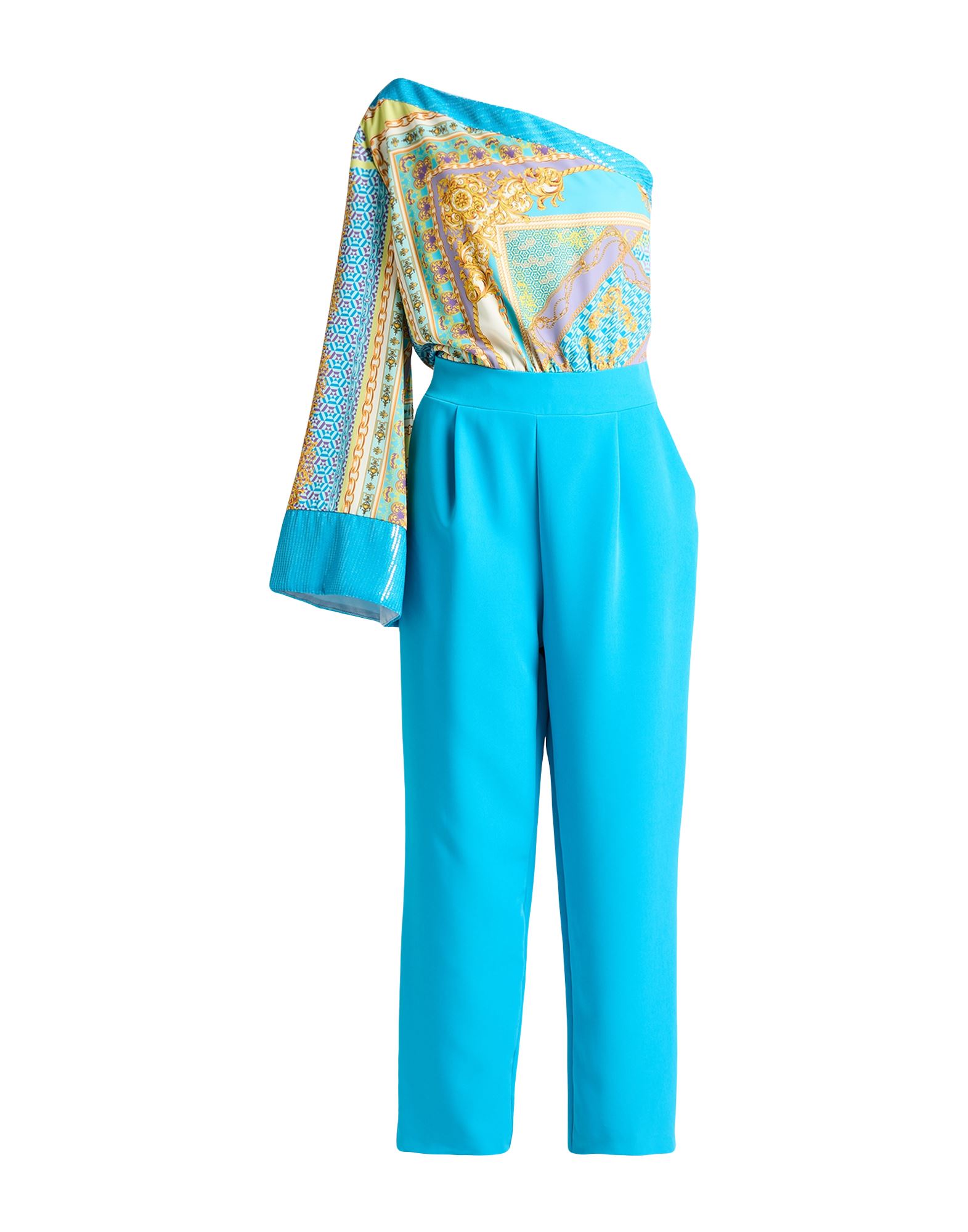 MANUELA RIVA Jumpsuit Damen Azurblau MANUELA RIVA Jumpsuit Damen Azurblau von MANUELA RIVA