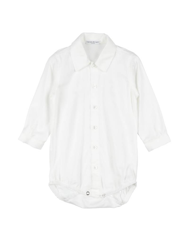 MANUELL & FRANK Strampelanzug Kinder Weiß von MANUELL & FRANK