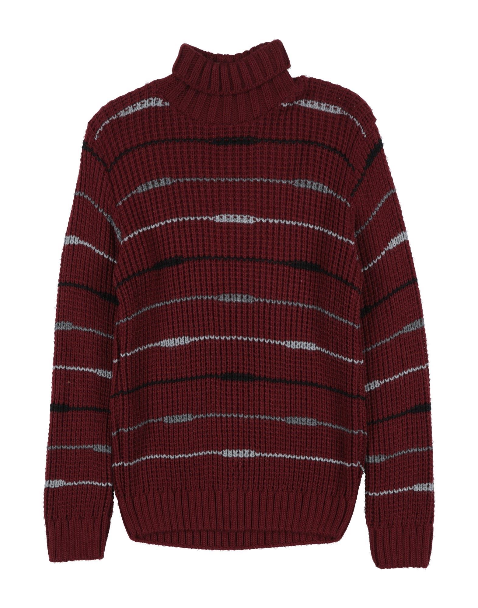 MANUELL & FRANK Rollkragenpullover Kinder Bordeaux von MANUELL & FRANK