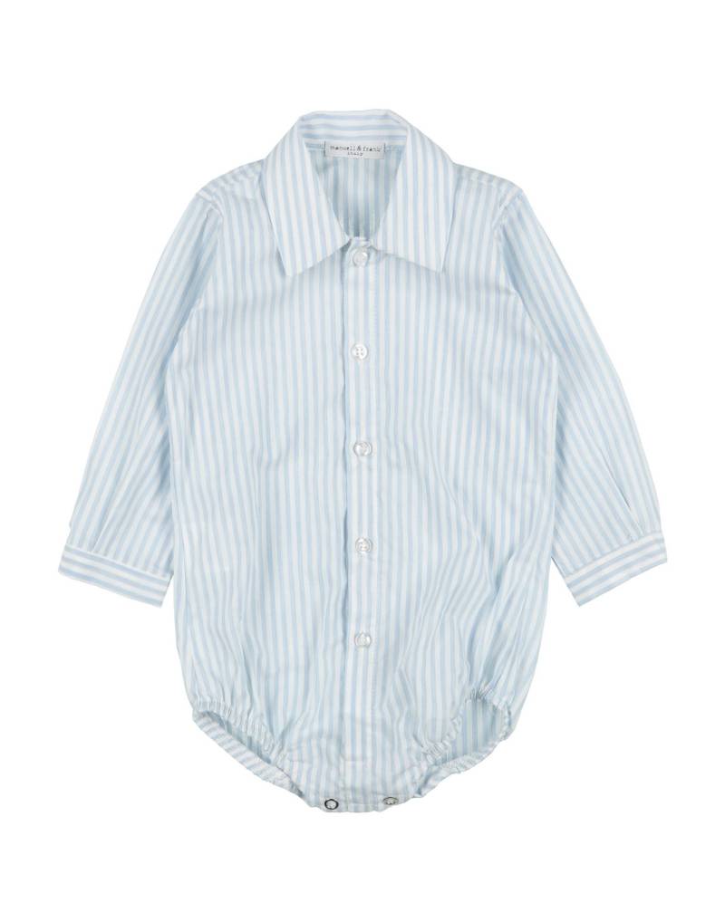 MANUELL & FRANK Strampelanzug Kinder Himmelblau von MANUELL & FRANK