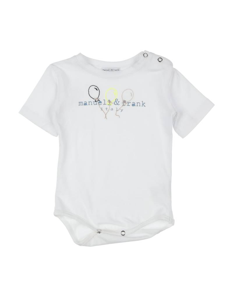 MANUELL & FRANK Strampelanzug Kinder Weiß von MANUELL & FRANK
