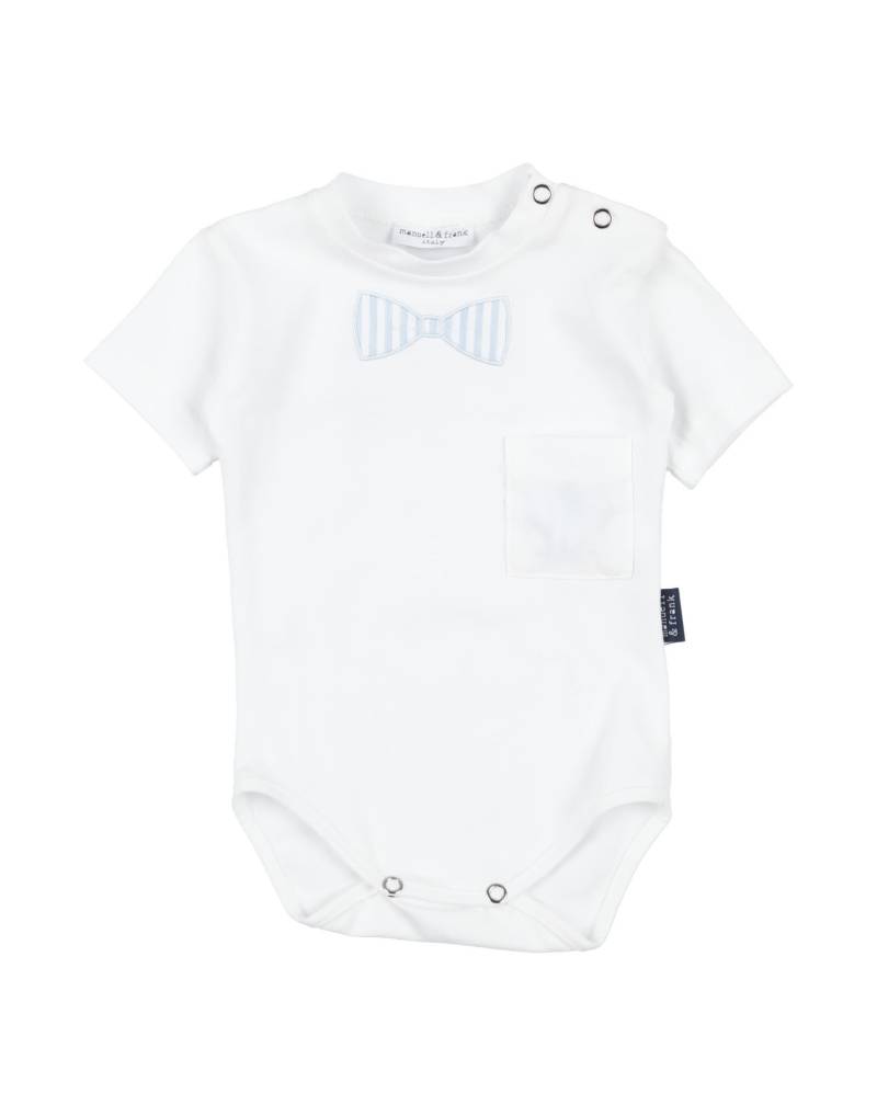 MANUELL & FRANK Strampelanzug Kinder Weiß von MANUELL & FRANK
