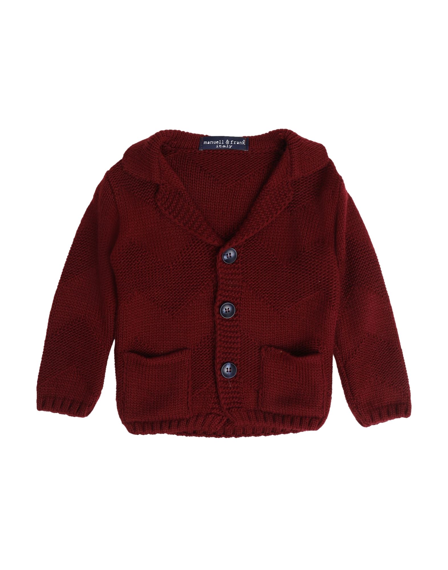 MANUELL & FRANK Strickjacke Kinder Bordeaux von MANUELL & FRANK