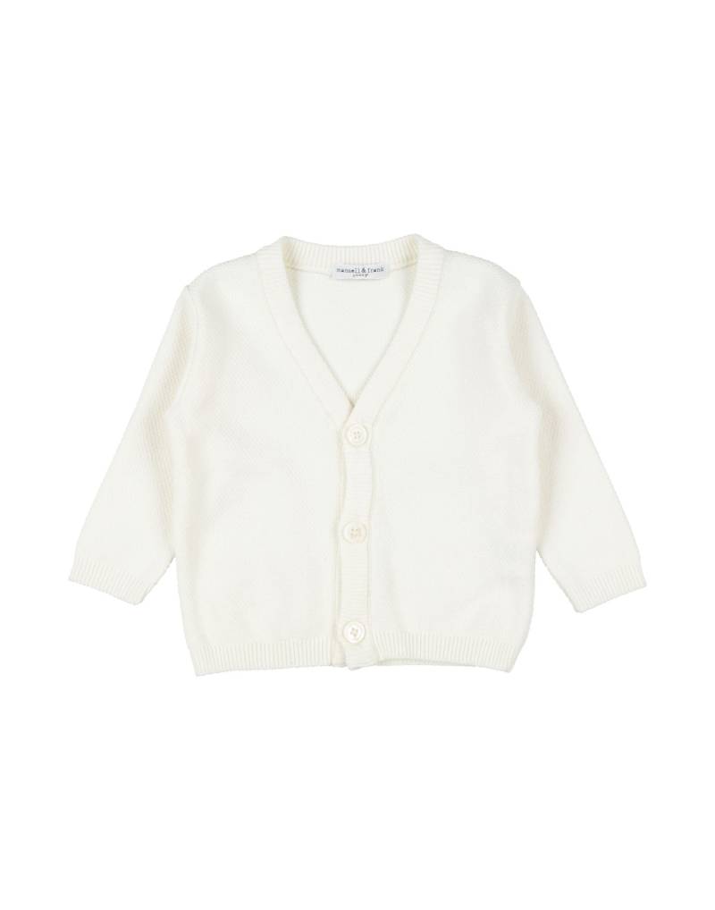 MANUELL & FRANK Strickjacke Kinder Weiß von MANUELL & FRANK