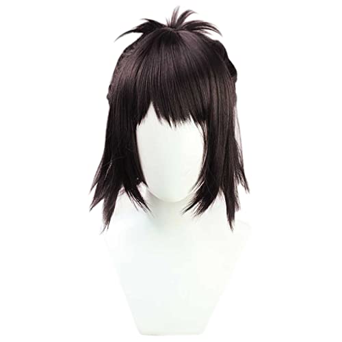 MANUKS Anime Cosplay Perücke für Hange Zoe Perücke,Short Brown Perücke Synthetisches Haar,Halloween Kostüm Perücke,für Party Karneval Weihnachten von MANUKS